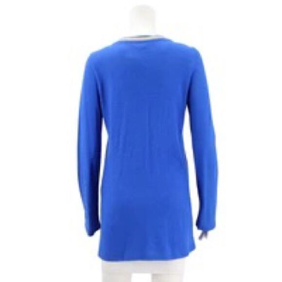 Lilly Pulitzer Royal Blue with Gold Accent Emerson TunicTop - Picture 13 of 16